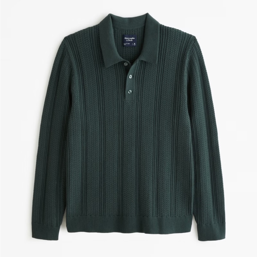 NWT- Abercrombie Mens Knit Long Sleeve